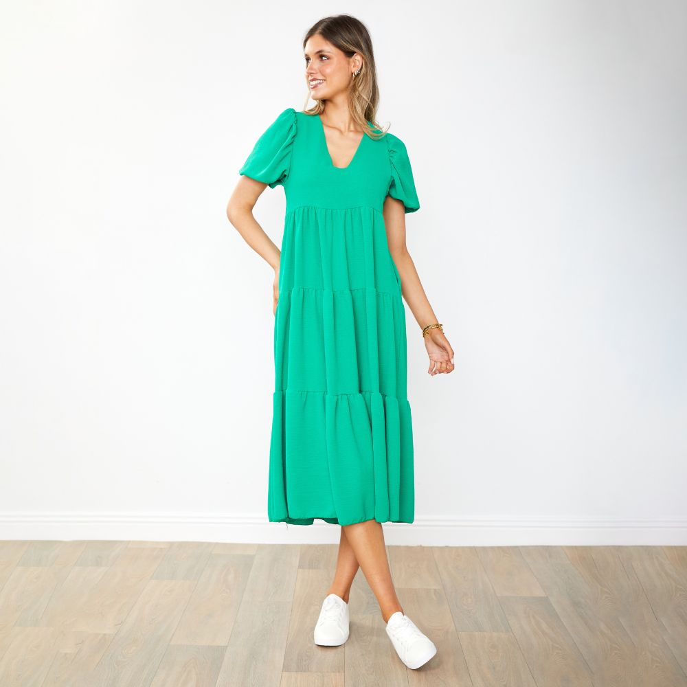 Mabel Dress (Emerald)