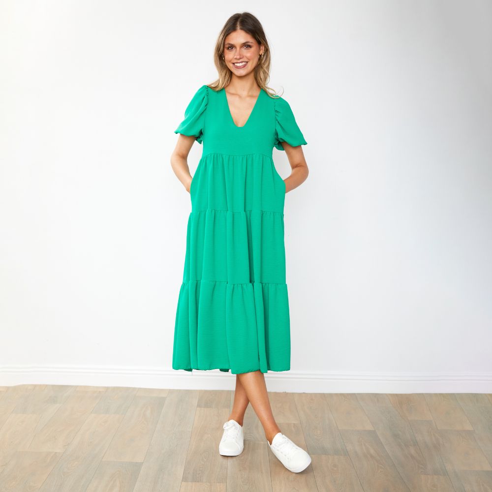 Mabel Dress (Emerald)