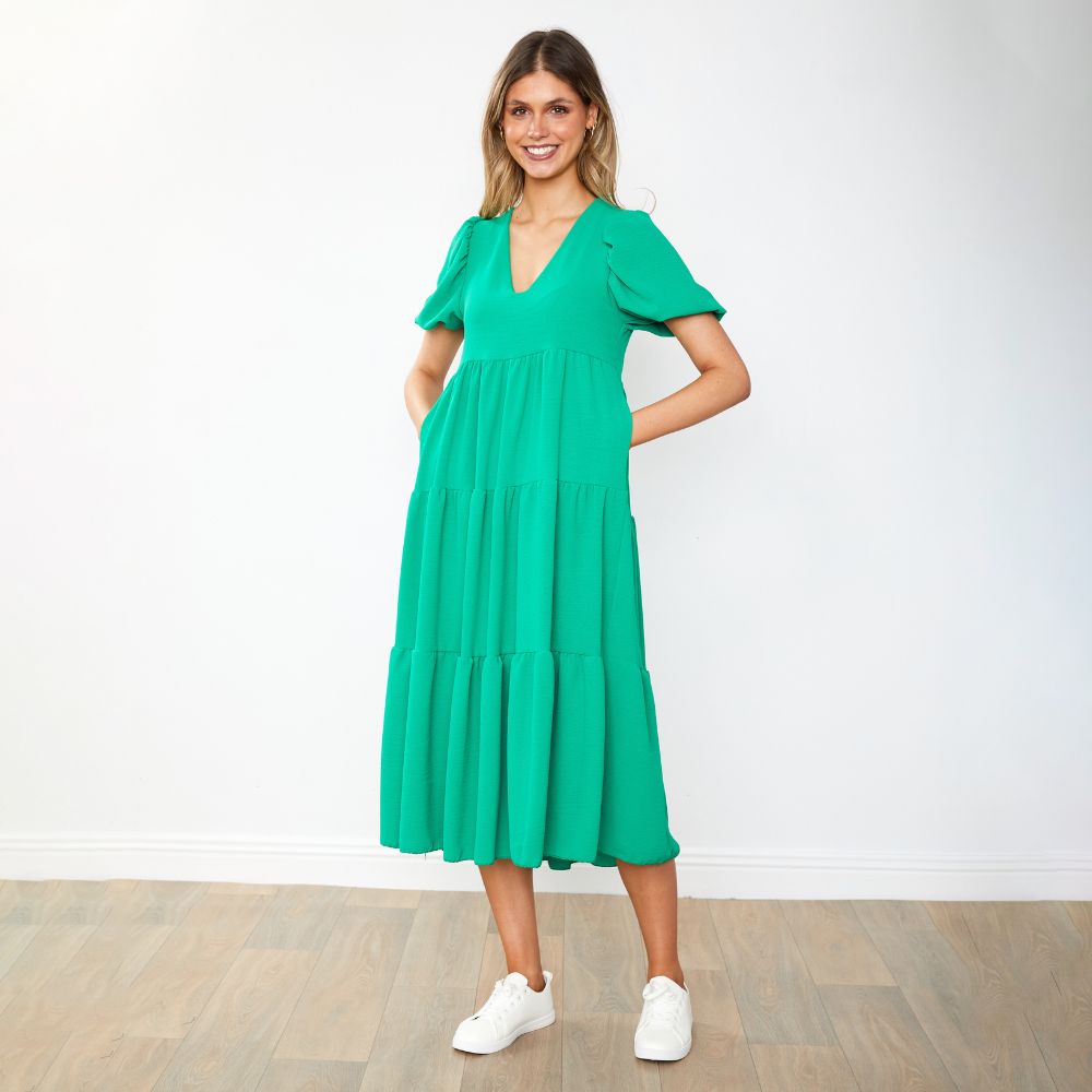 Mabel Dress (Emerald)