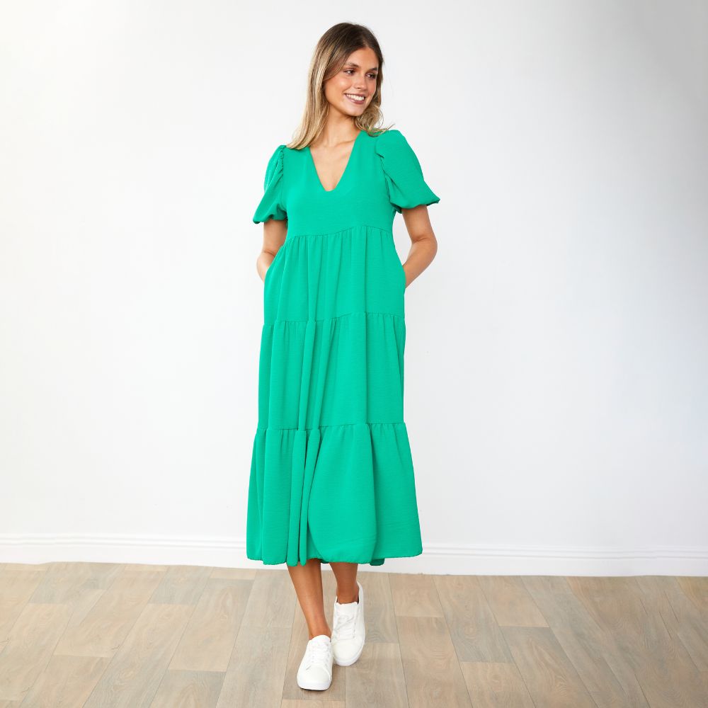 Mabel Dress (Emerald)