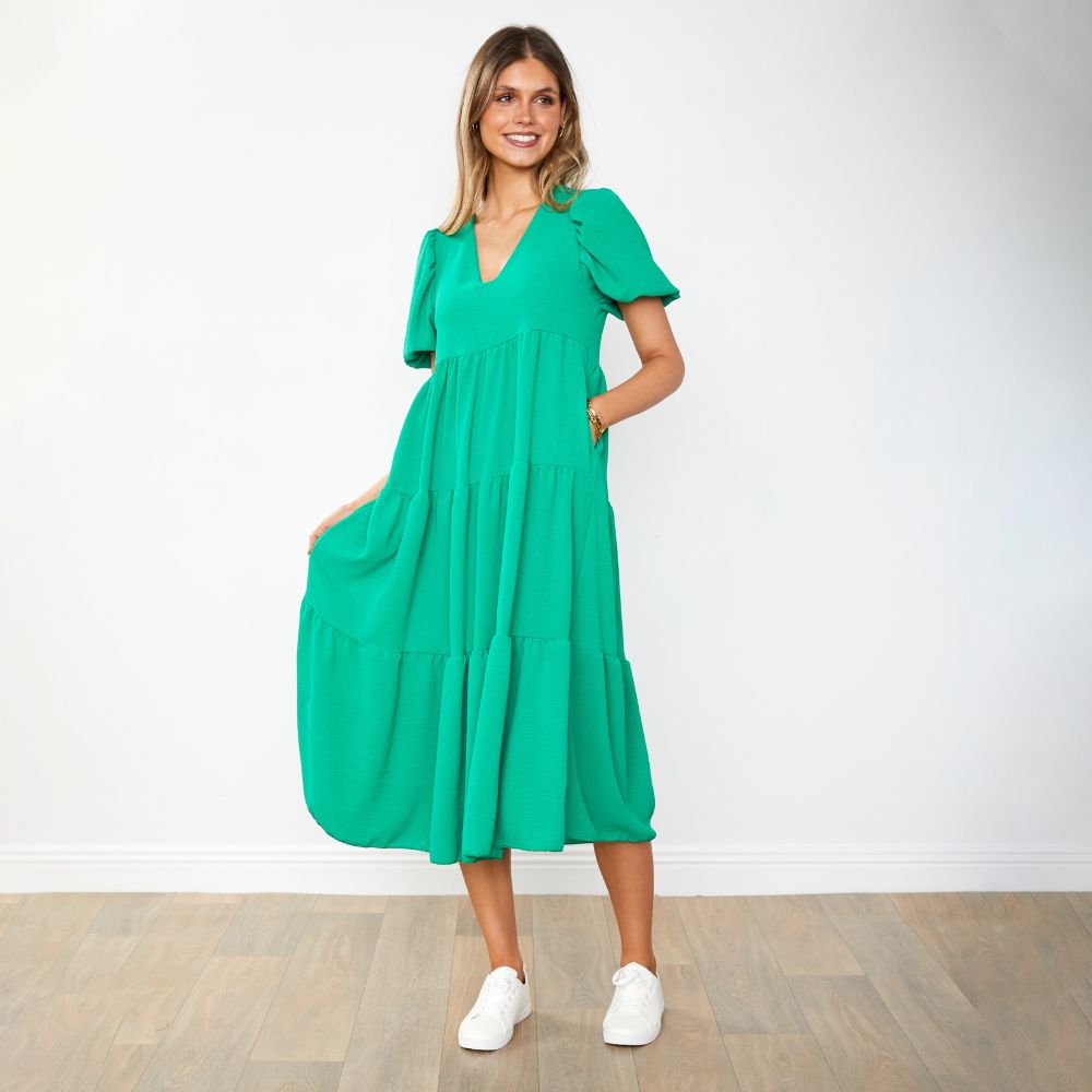 Mabel Dress (Emerald)