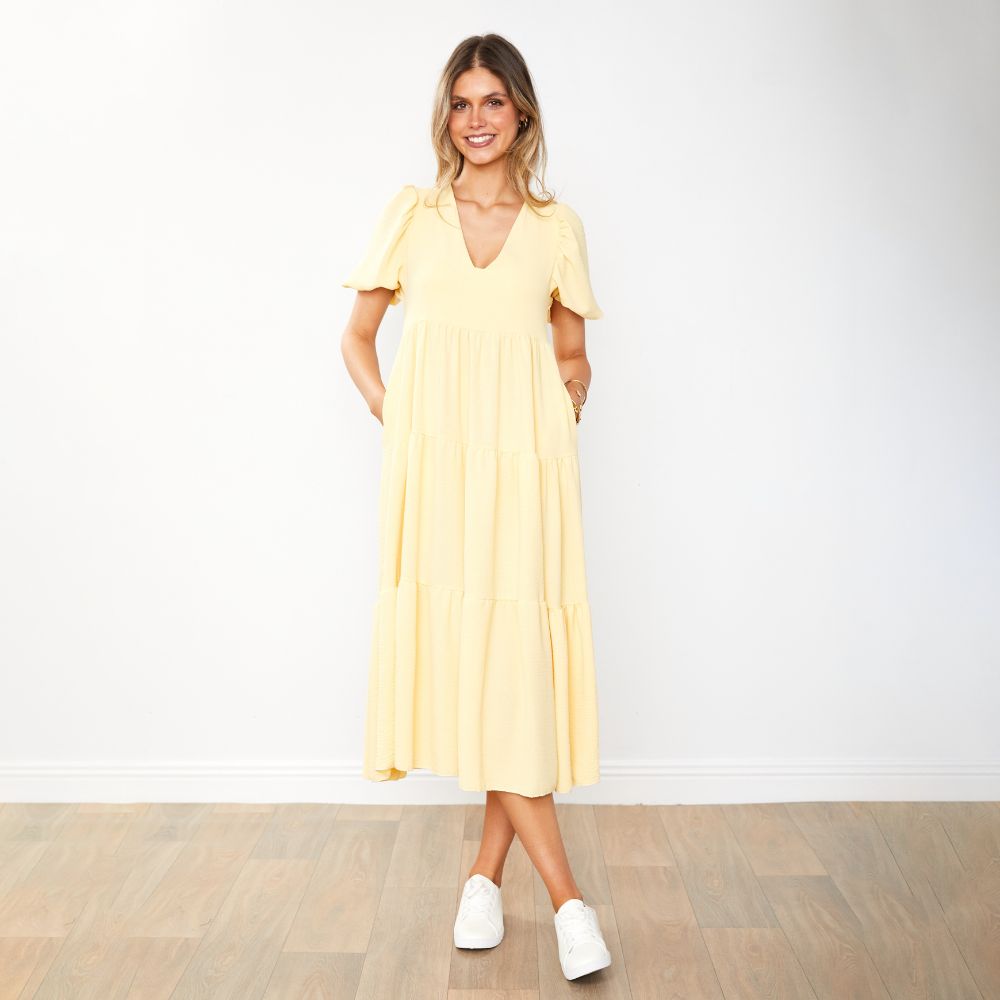 Mabel Dress (Lemon)