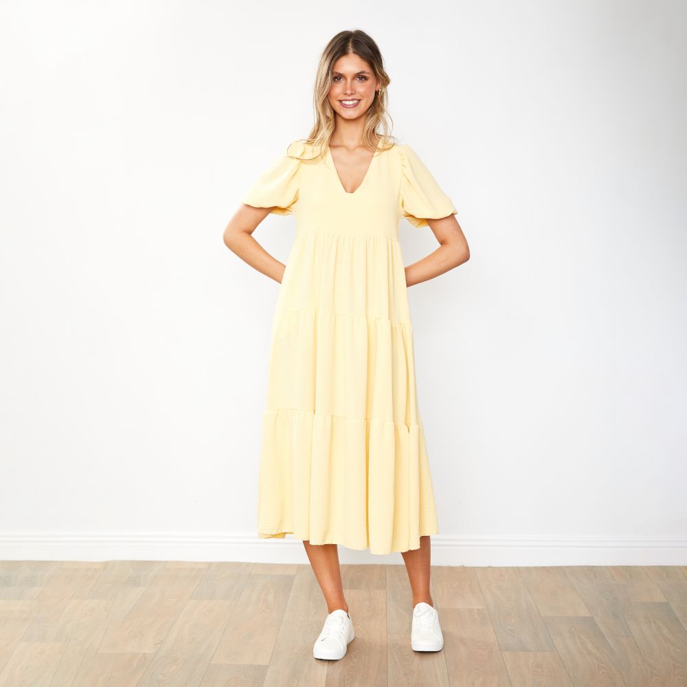 Mabel Dress (Lemon)