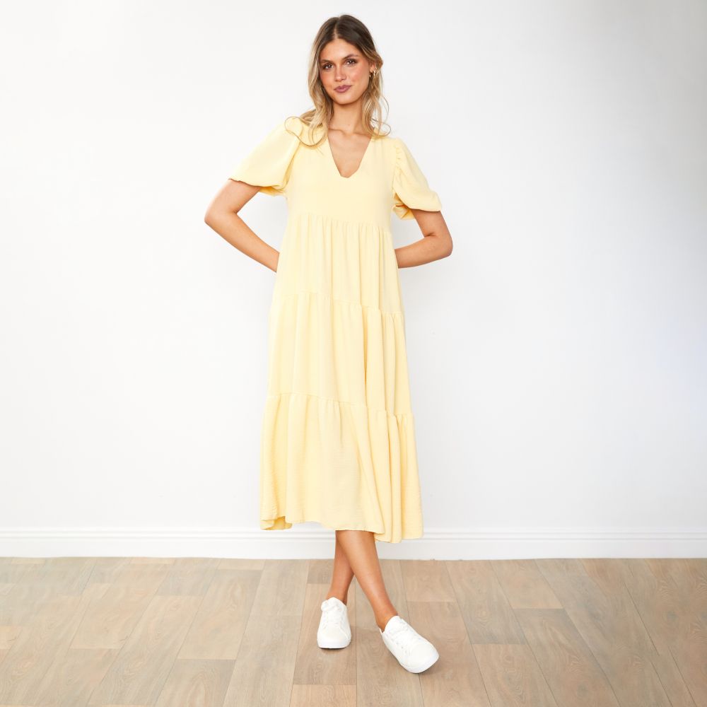 Mabel Dress (Lemon)