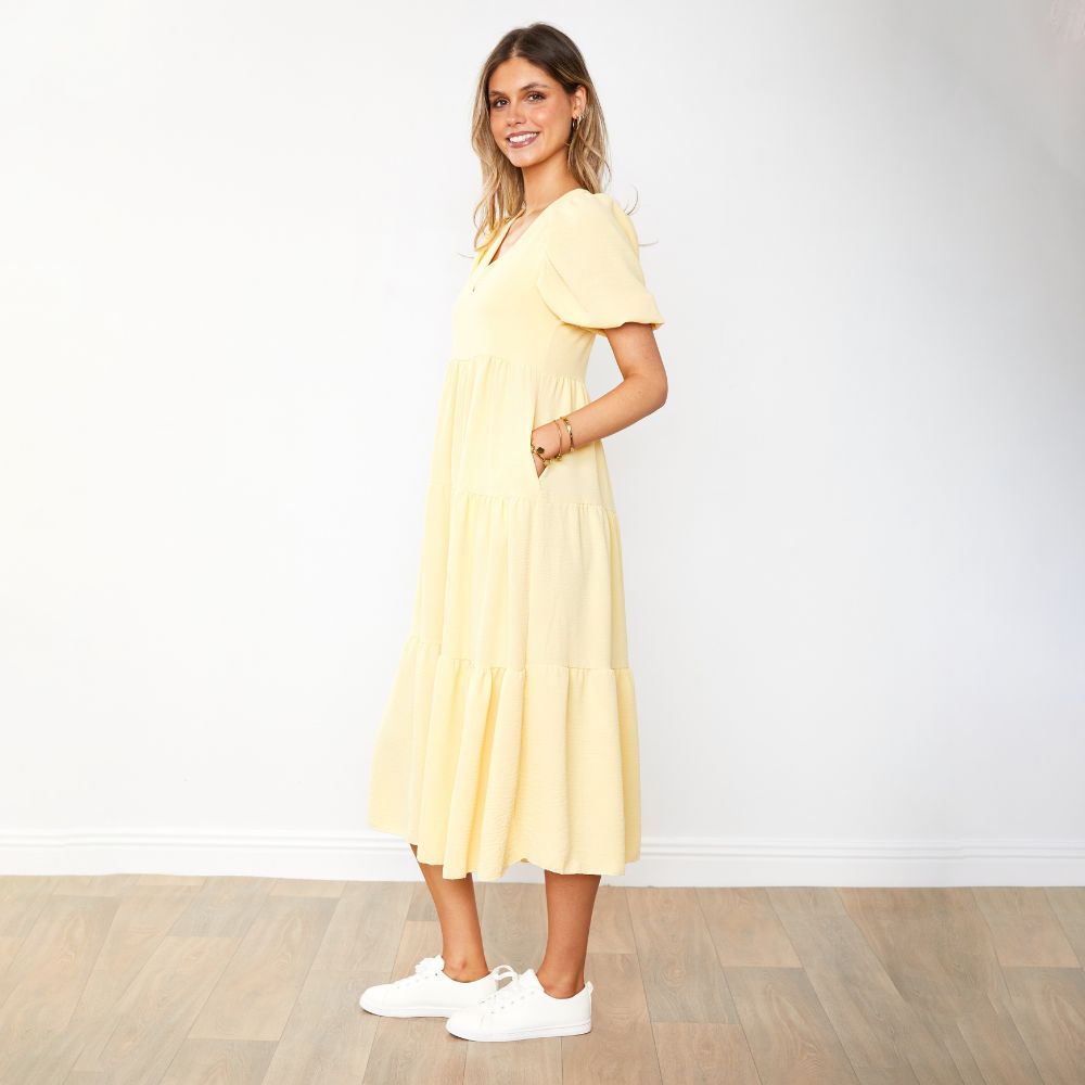 Mabel Dress (Lemon)