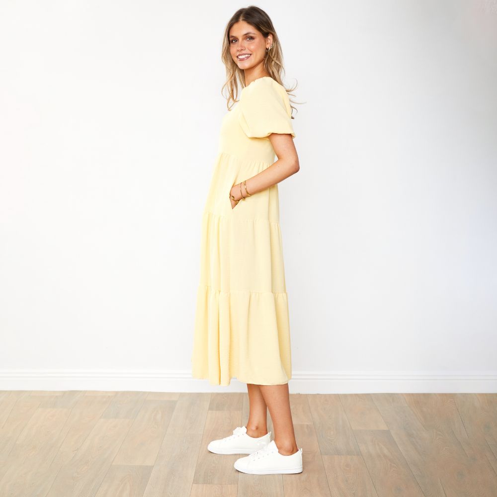 Mabel Dress (Lemon)