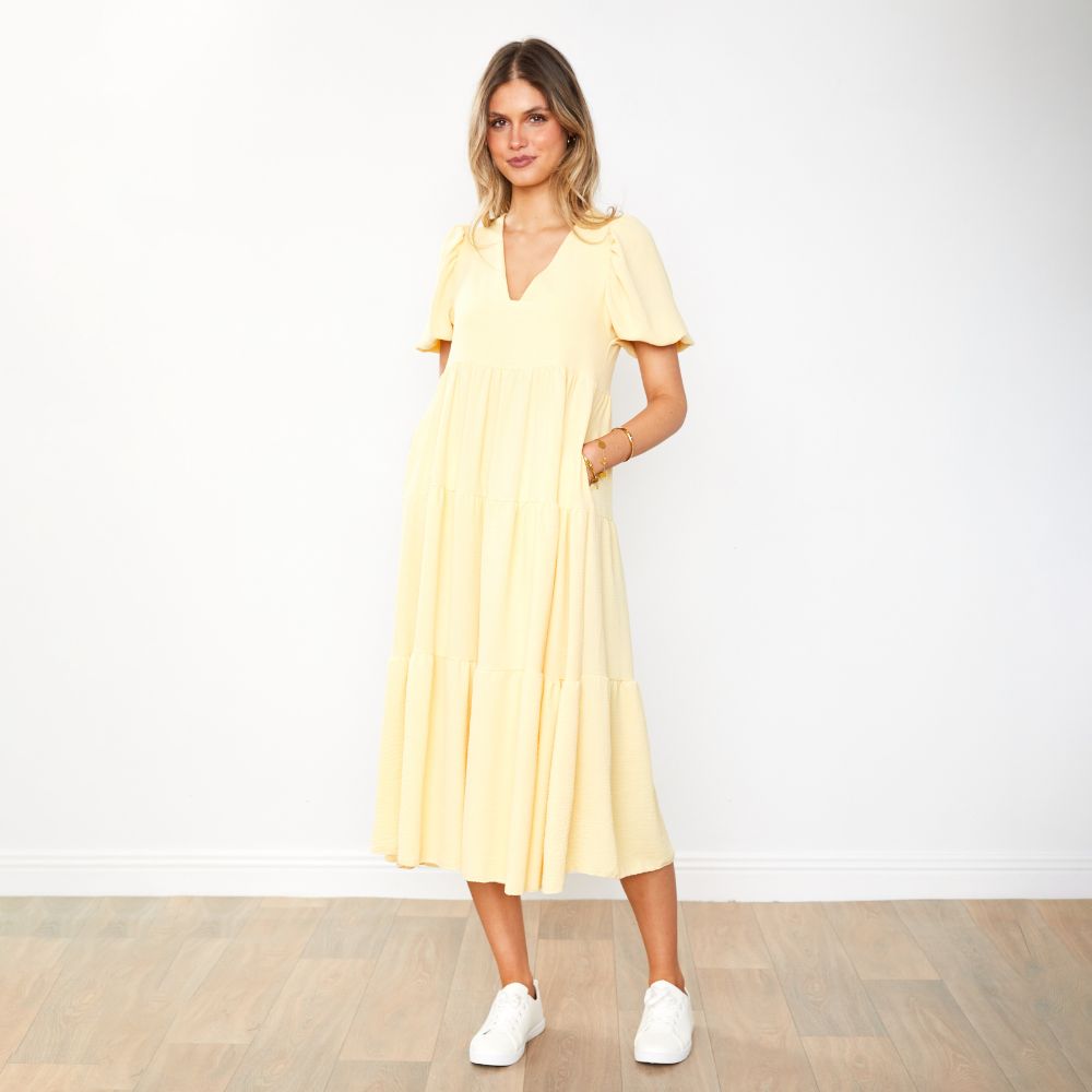Mabel Dress (Lemon)