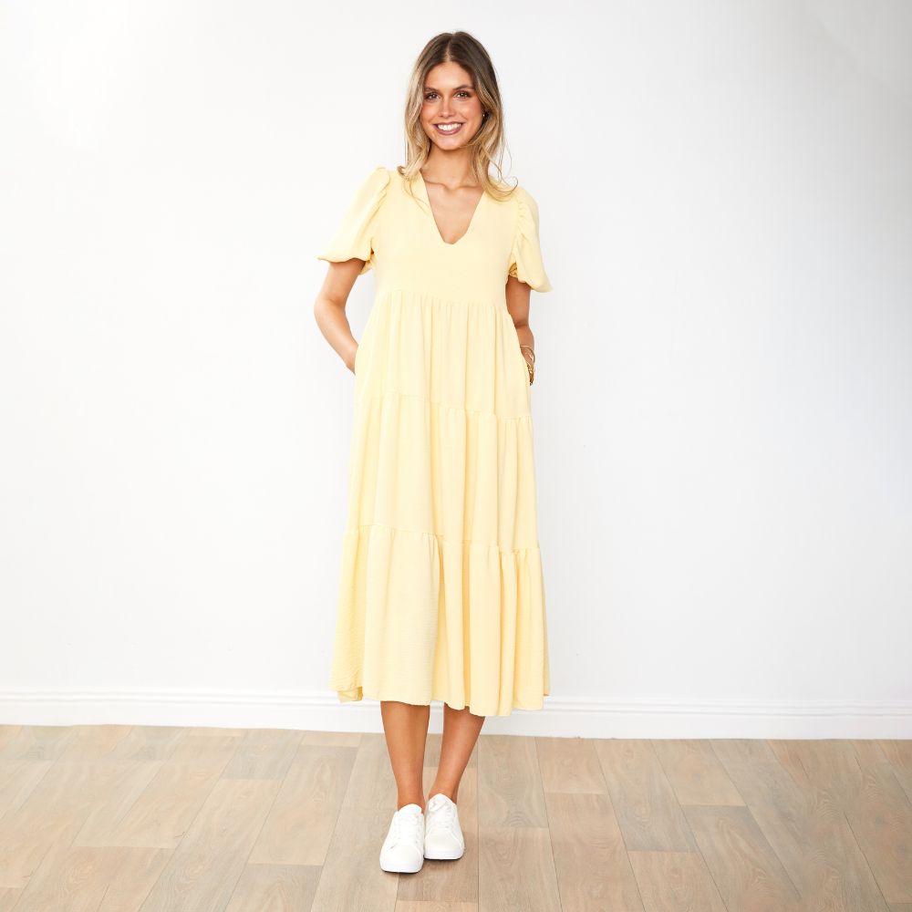 Mabel Dress (Lemon)