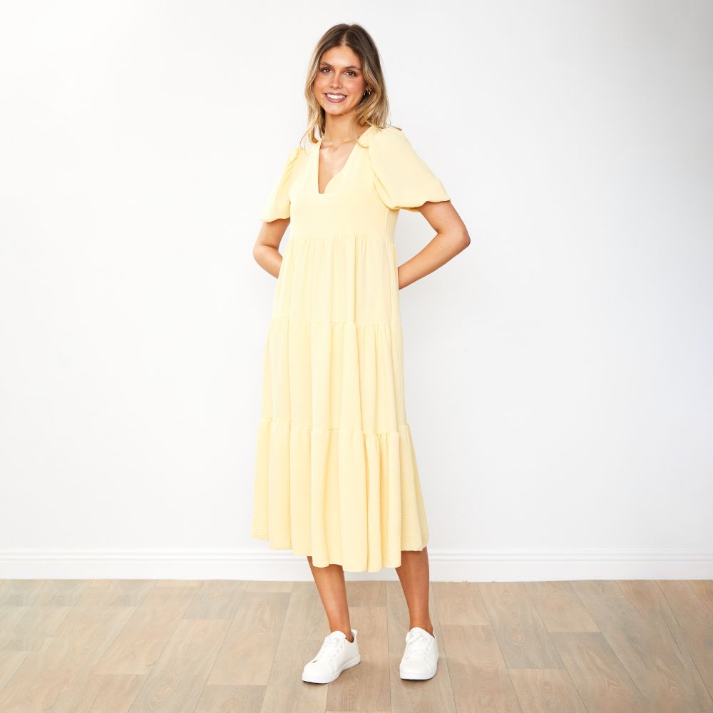 Mabel Dress (Lemon)