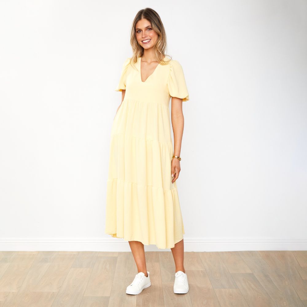 Mabel Dress (Lemon)