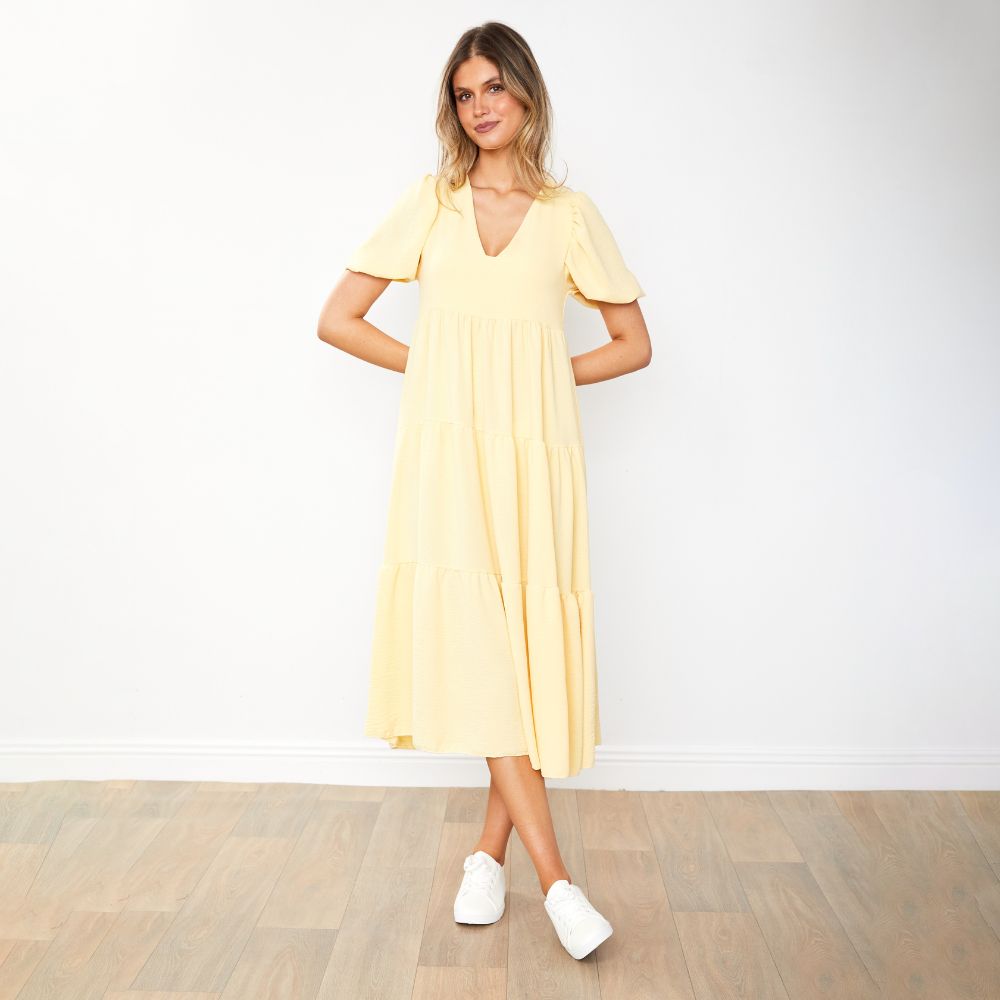 Mabel Dress (Lemon)