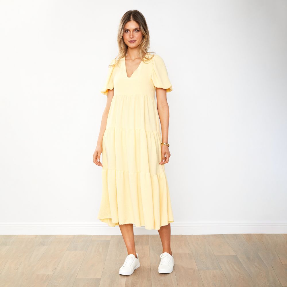 Mabel Dress (Lemon)