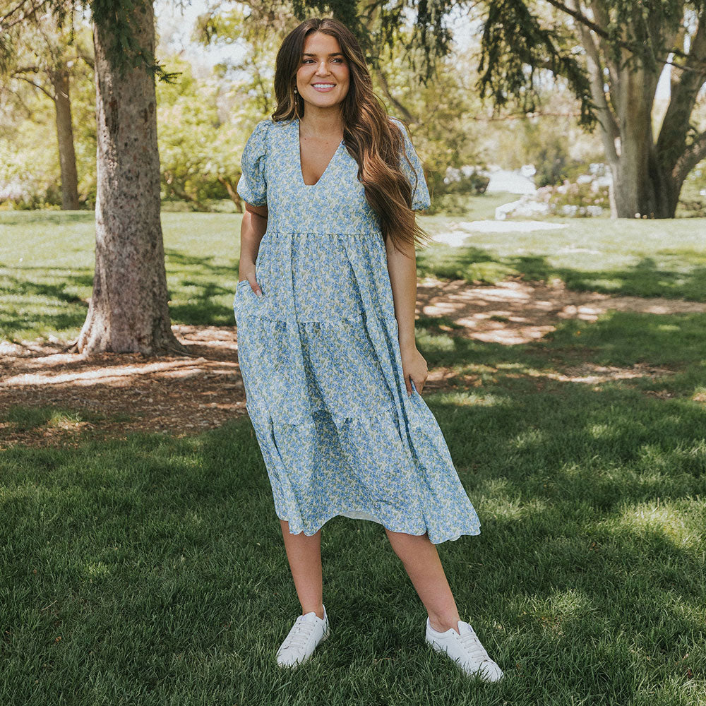 Mabel Dress (Orchid Blue)