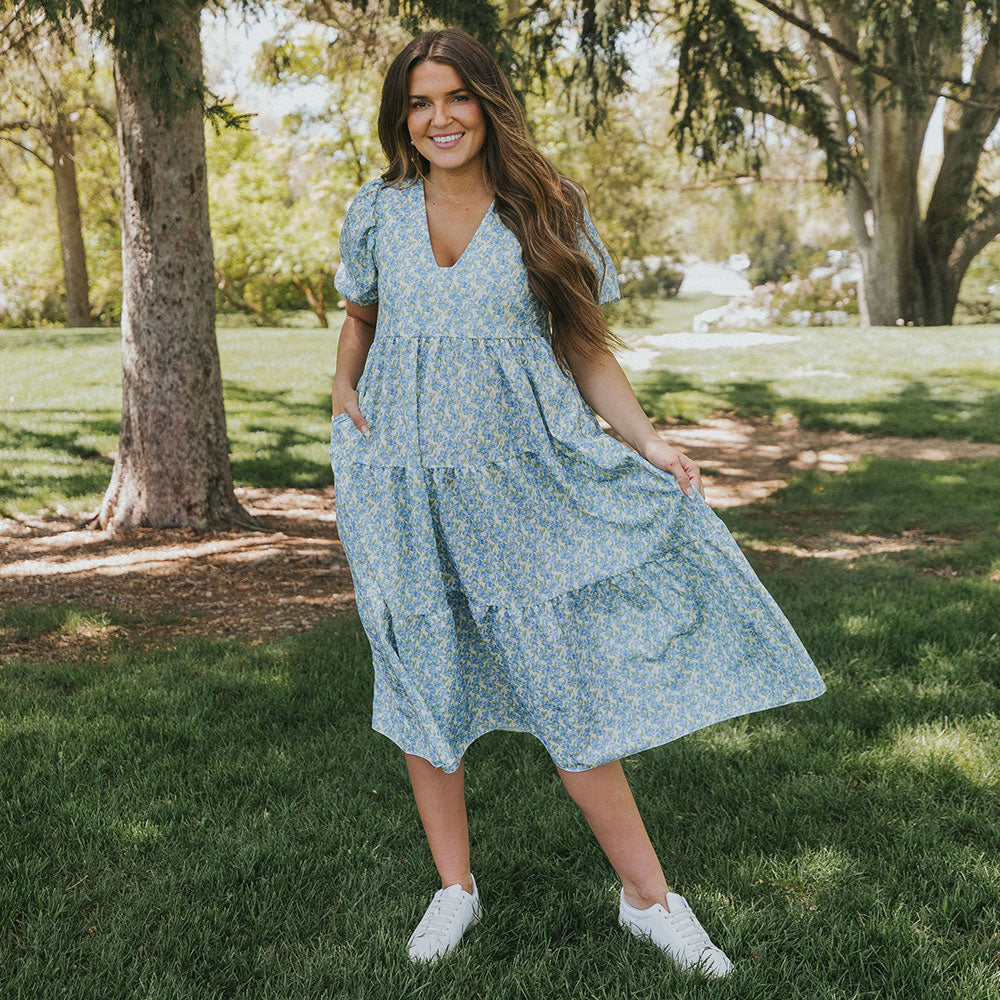 Mabel Dress (Orchid Blue)