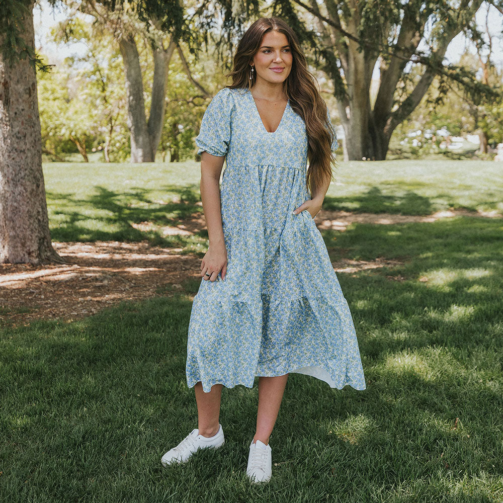 Mabel Dress (Orchid Blue)