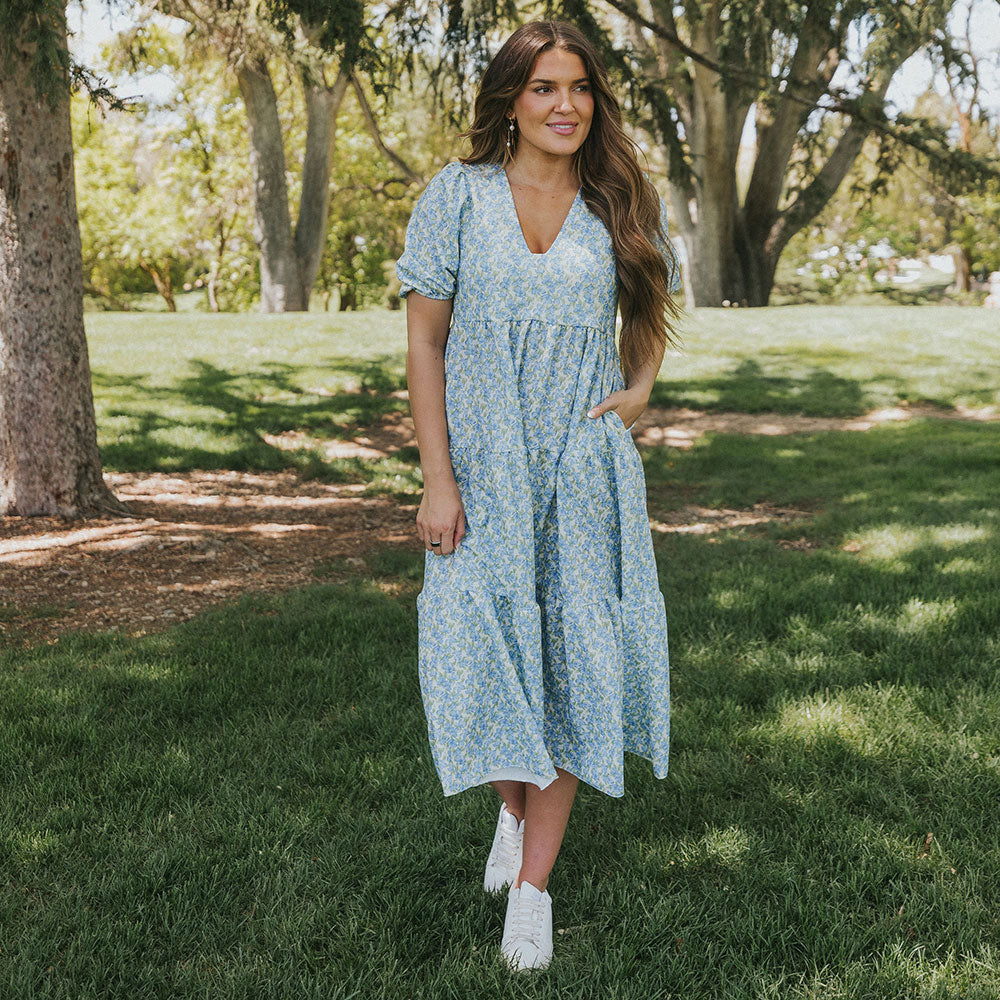 Mabel Dress (Orchid Blue)