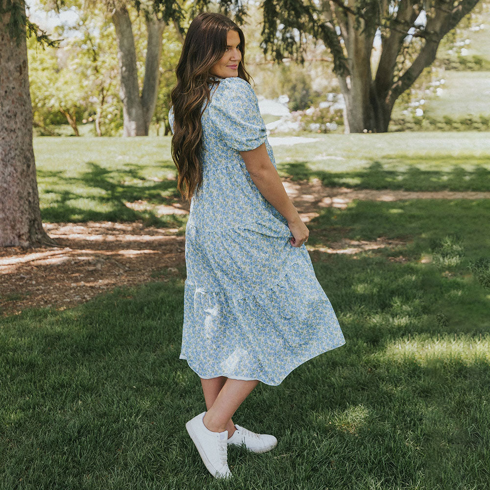 Mabel Dress (Orchid Blue)