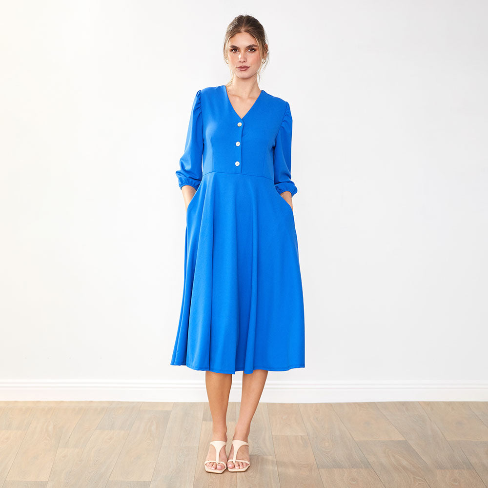 Maisy Dress (Cobalt)