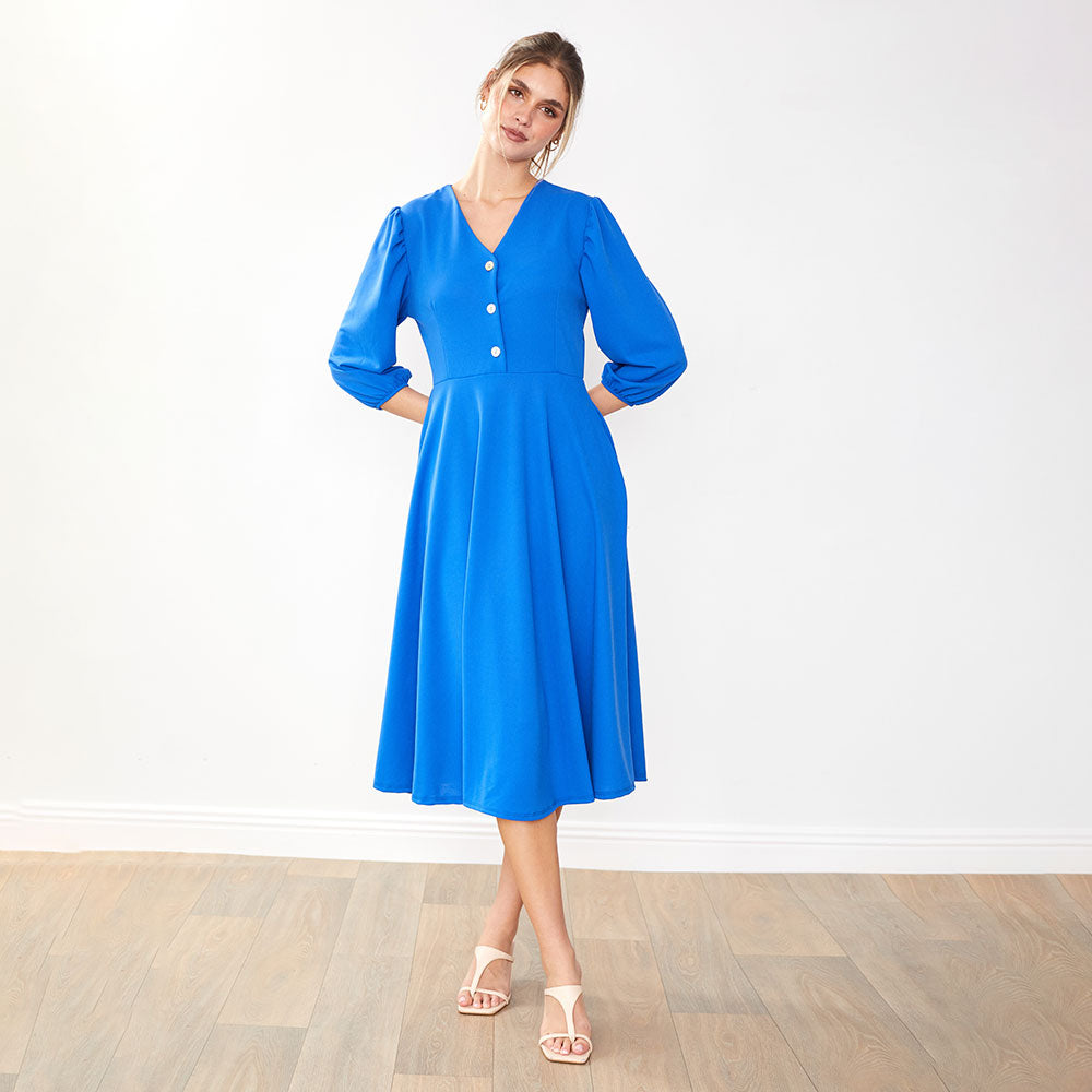 Maisy Dress (Cobalt)
