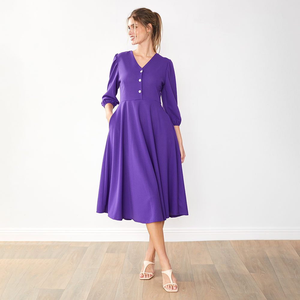 Maisy Dress (Plum)