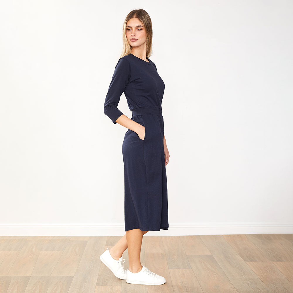 Mara Dress (Navy)