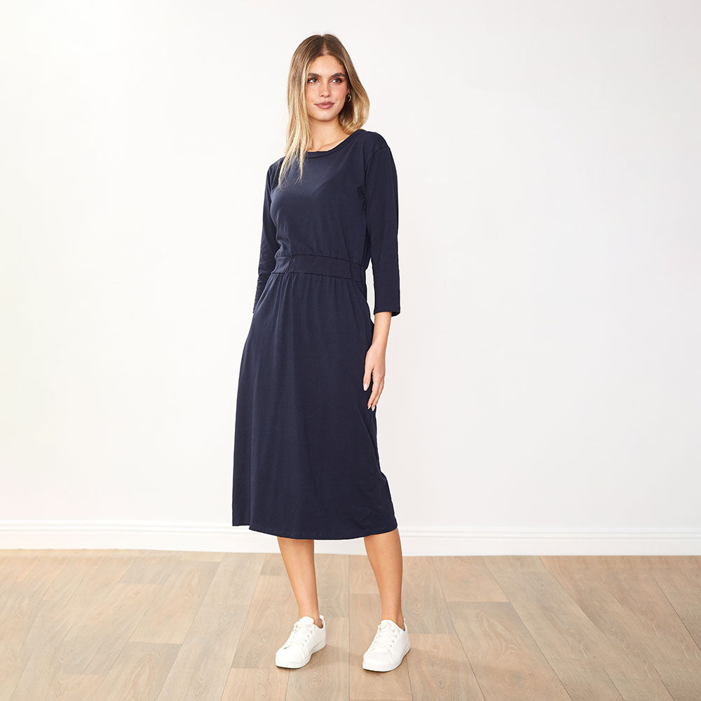 Mara Dress (Navy)