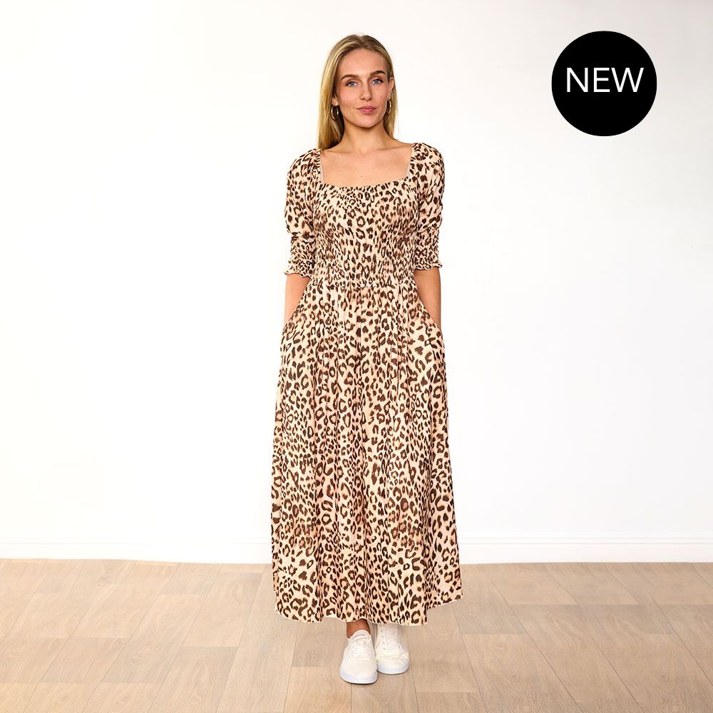 Marla Dress (Leopard)