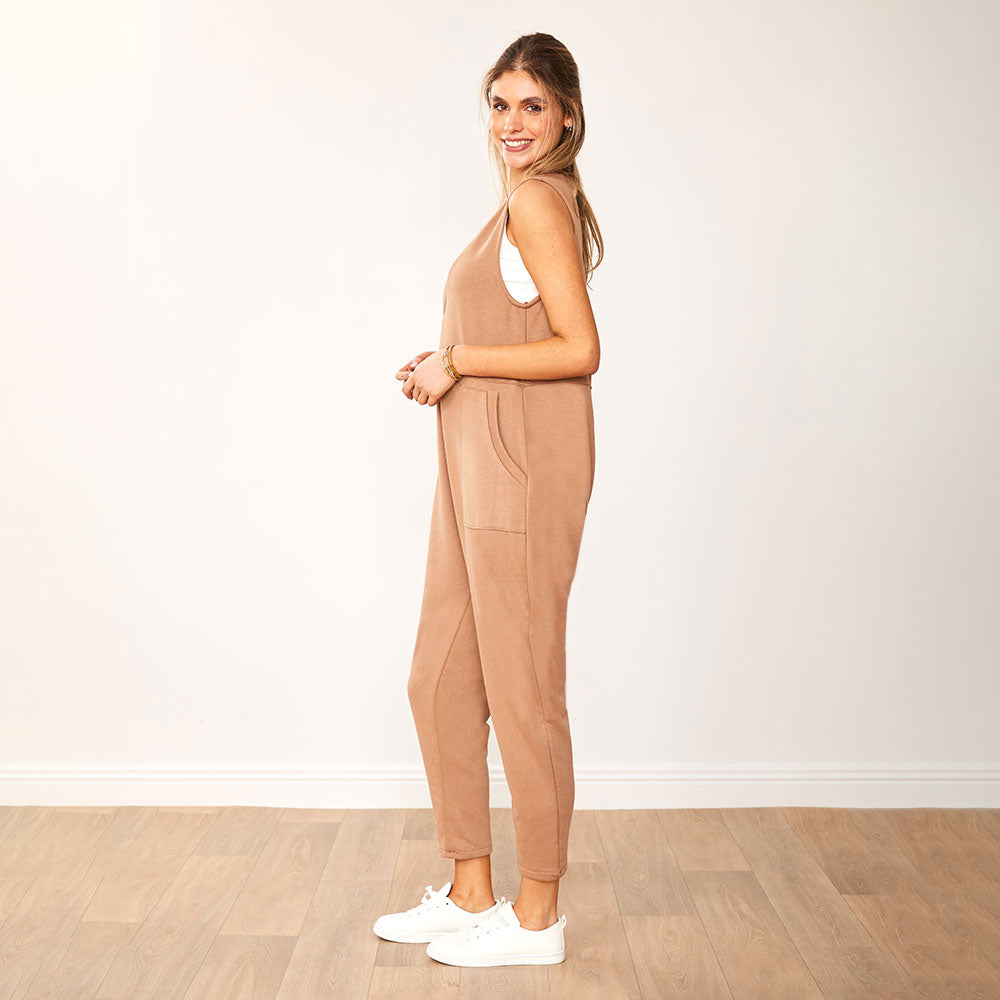 Myra Jumpsuit (Tan)