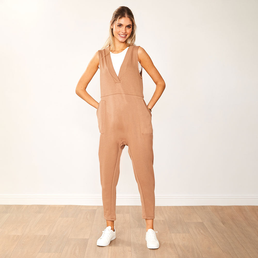 Myra Jumpsuit (Tan)