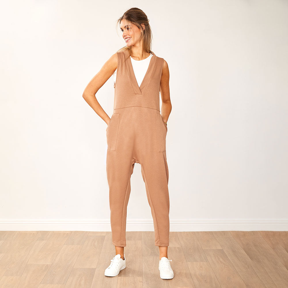 Myra Jumpsuit (Tan)