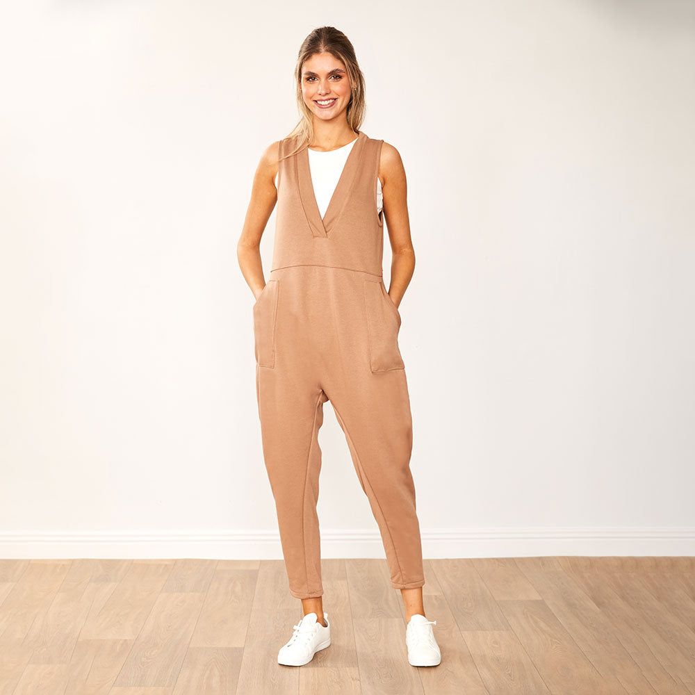 Myra Jumpsuit (Tan)