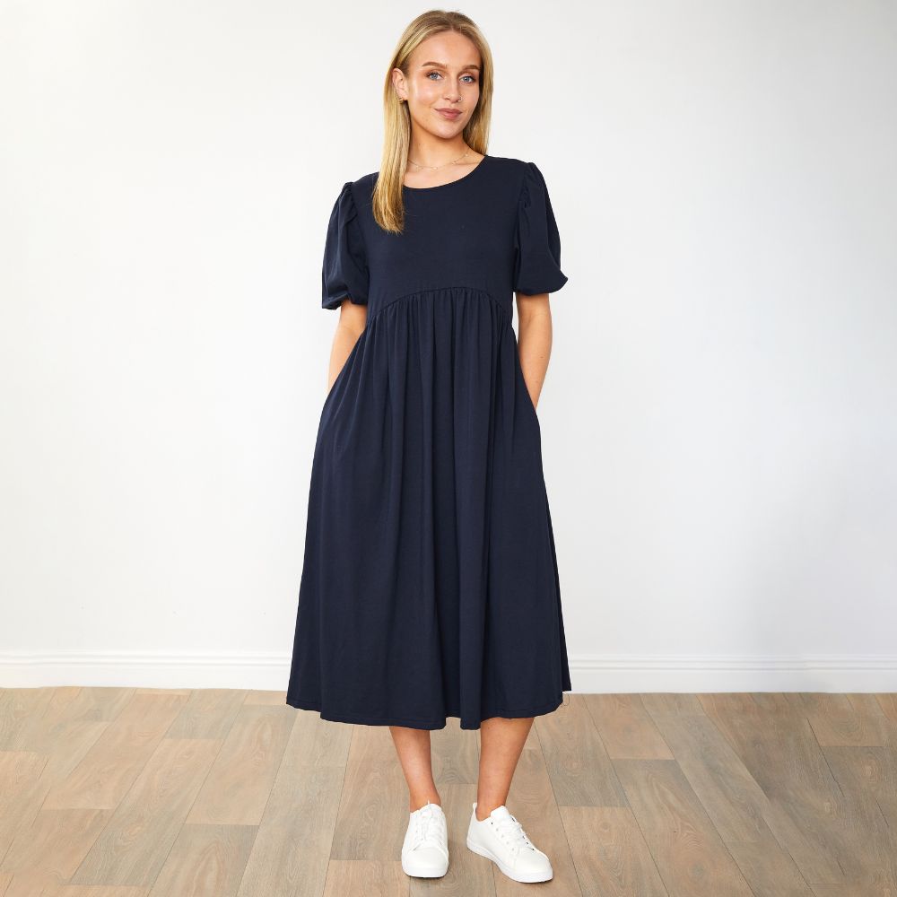 Toni Dress (Navy)