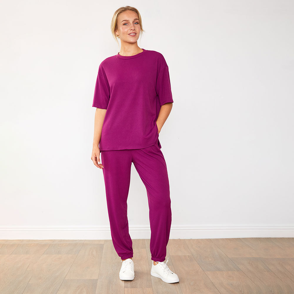 Nelson Co-ords Black & Berry (2 for €77)