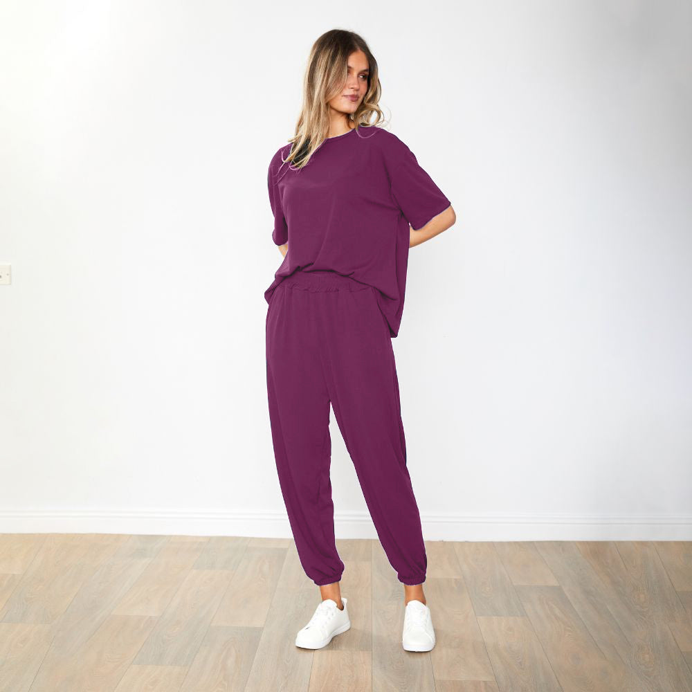 Nelson Co-ords Berry & Navy (2 for €84)