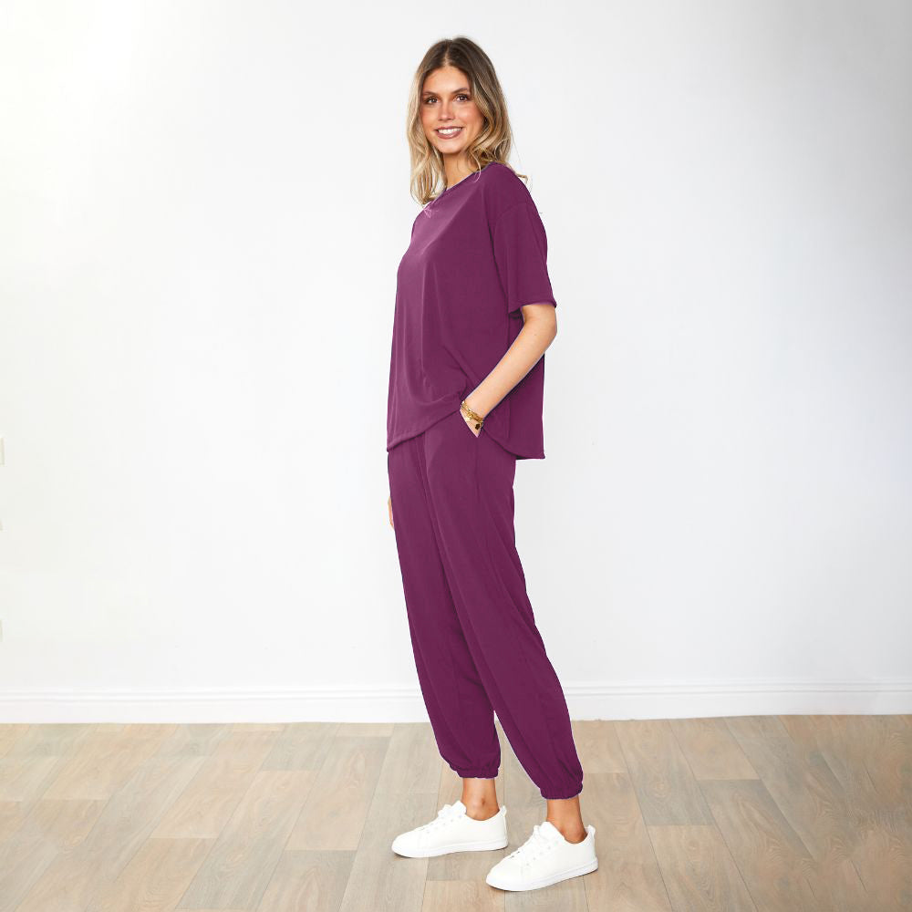 Nelson Co-ords Berry & Navy (2 for €84)