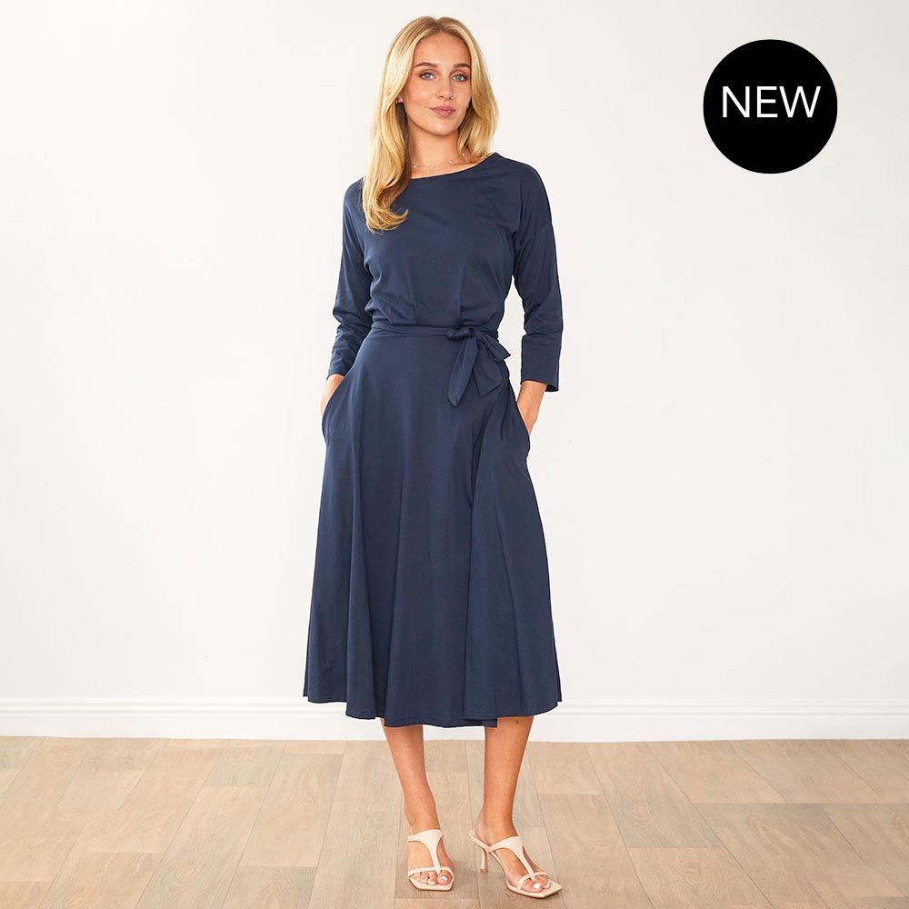 Nessa Dress (Navy)