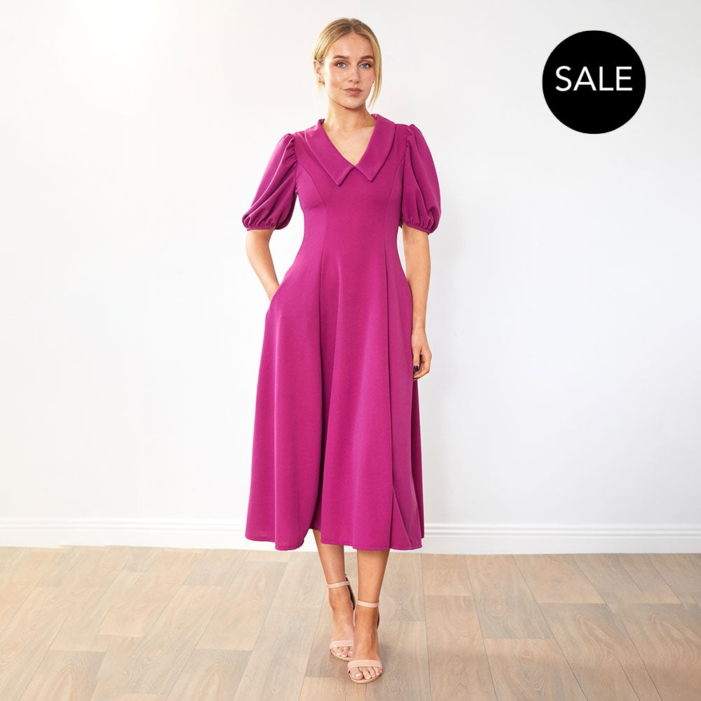 Cora Dress (Berry)