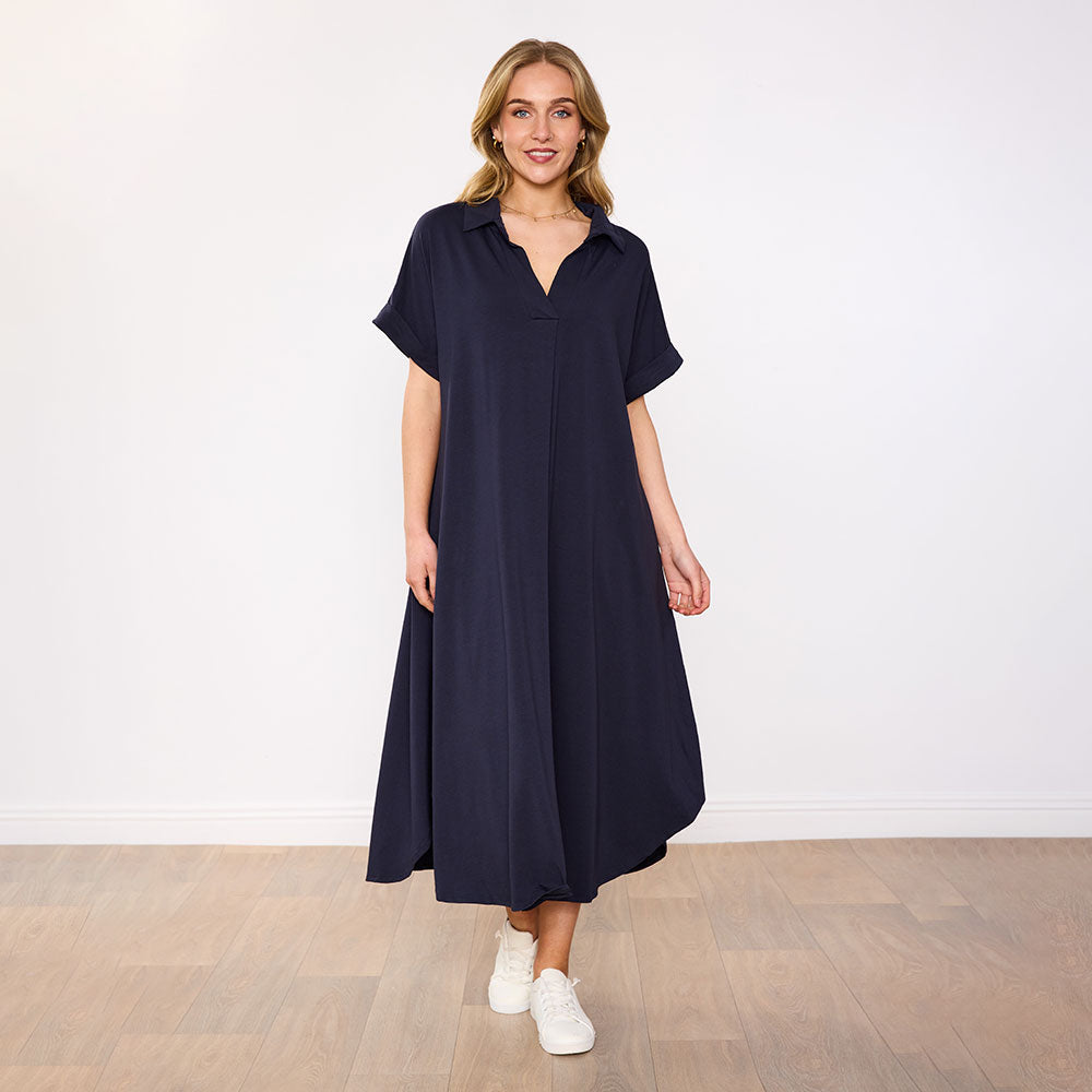 Pamela Dress (Navy)