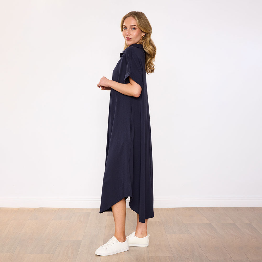 Pamela Dress (Navy)