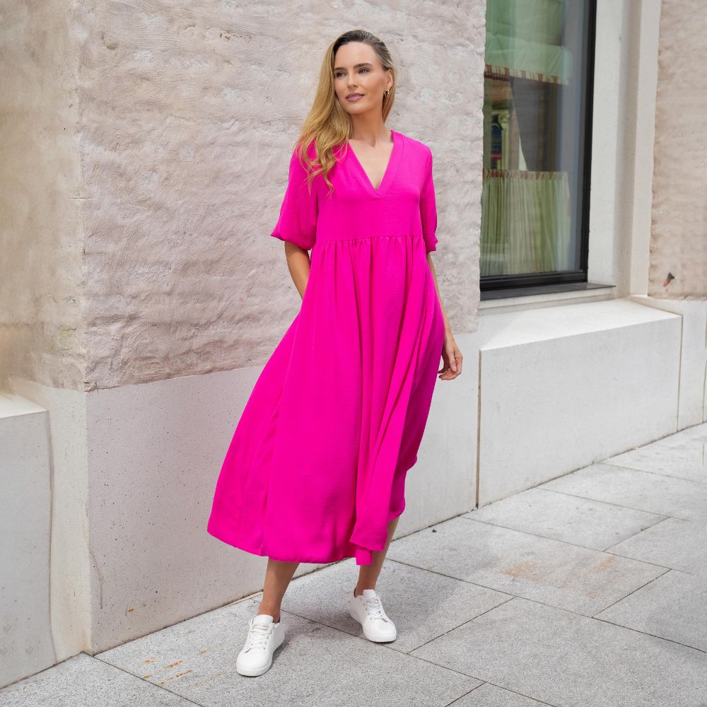 Pamela Dress (Fuchsia) & (Navy) for €68
