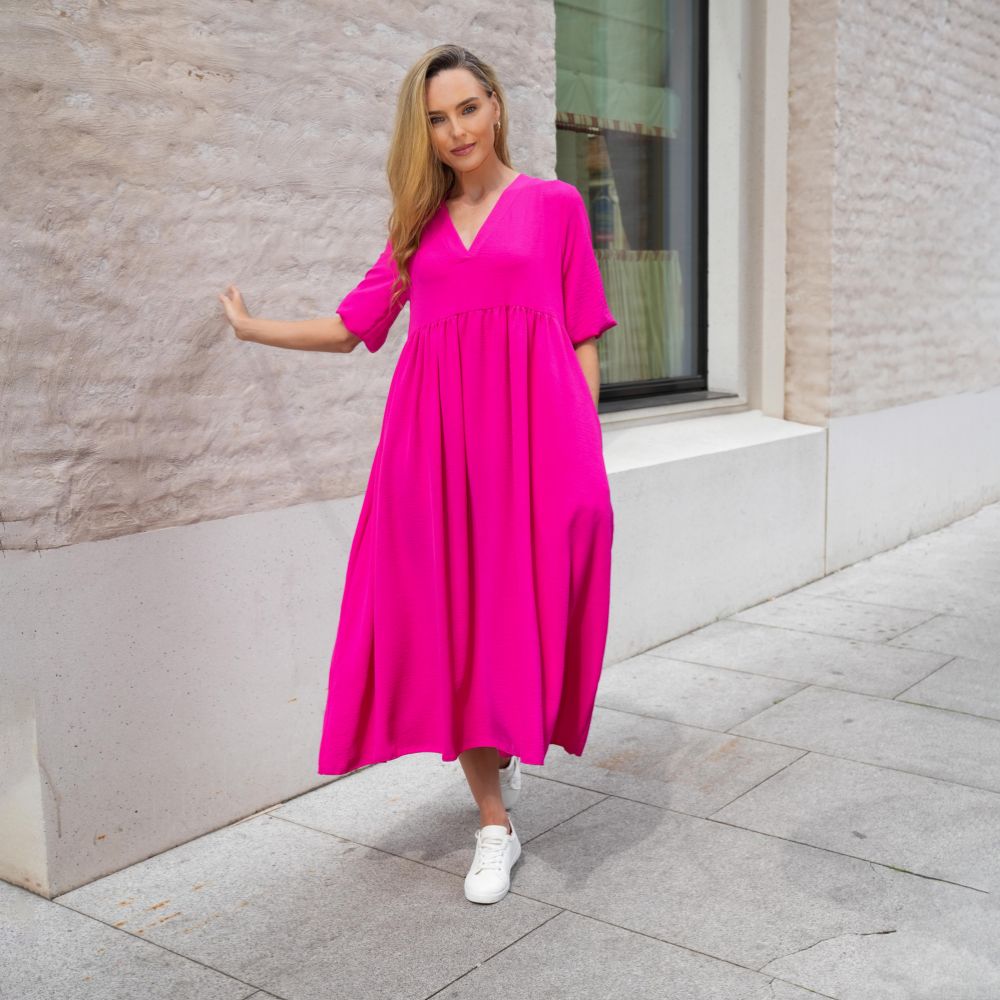 Pamela Dress (Fuchsia) & (Navy) for €68