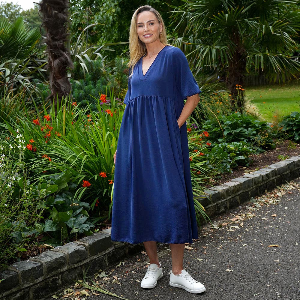 Pamela Dress (Navy)