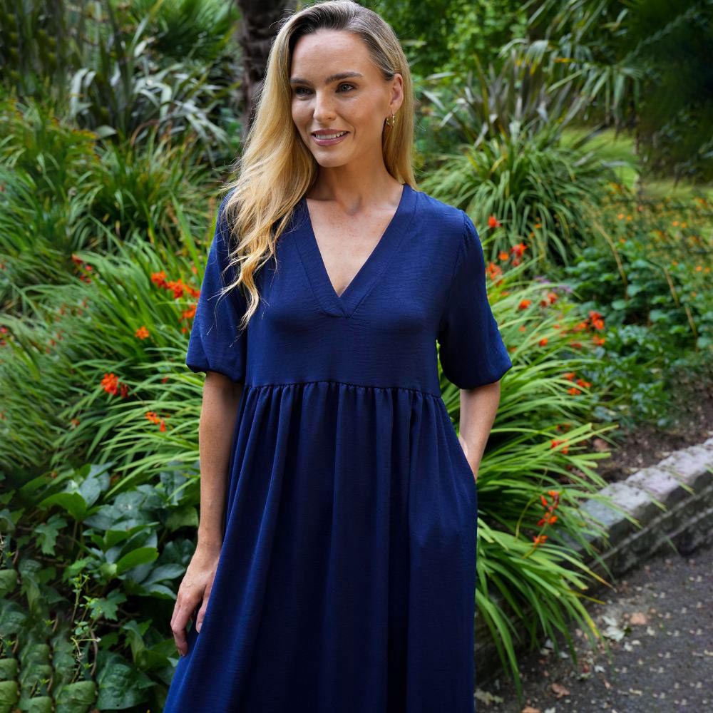 Pamela Dress (Fuchsia) & (Navy) for €68