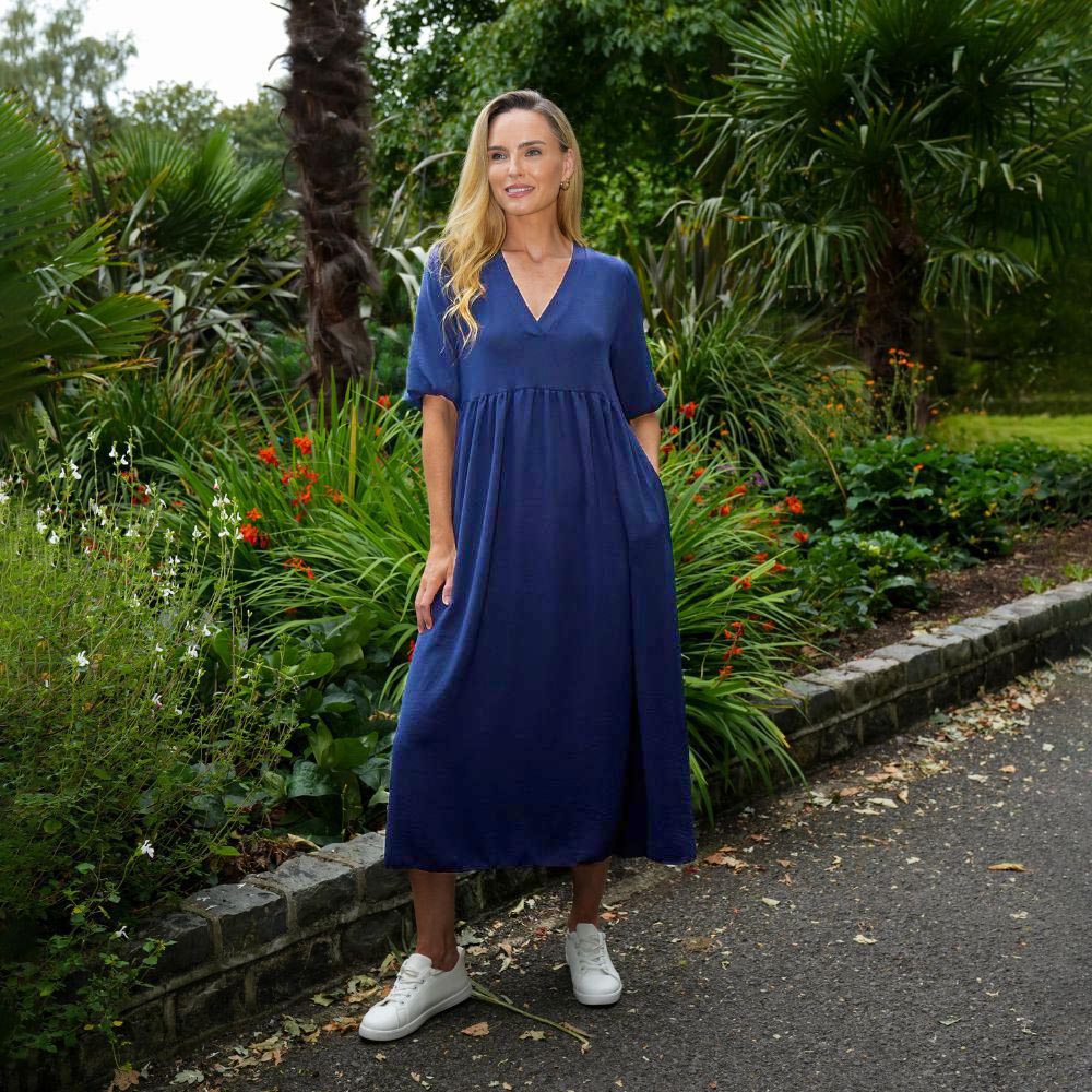 Pamela Dress (Navy)