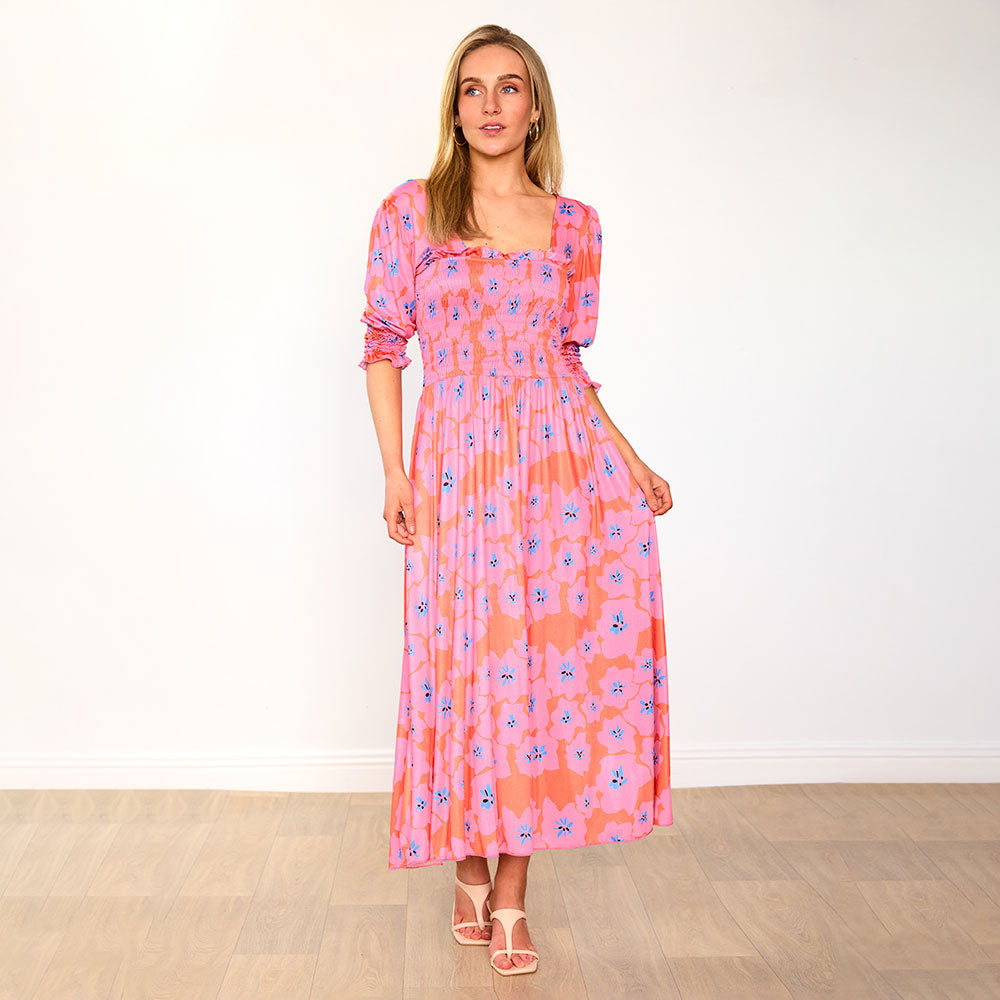 Pixie Dress (Pink Poppy)