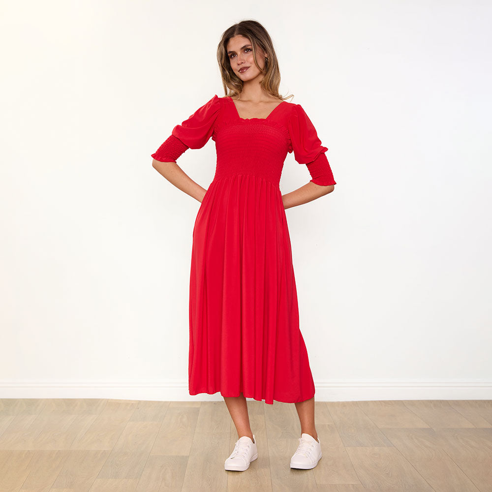 Pixie Dress (Red)
