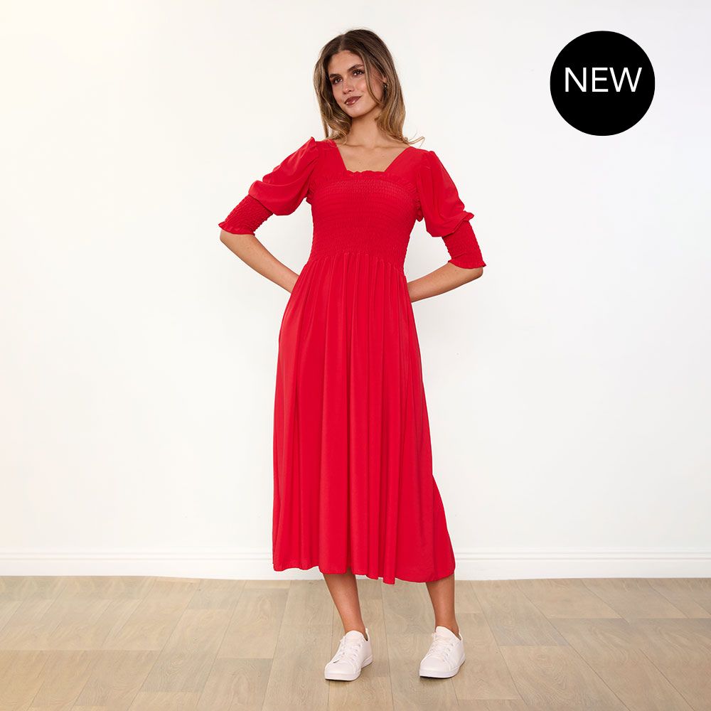 Pixie Dress (Red)