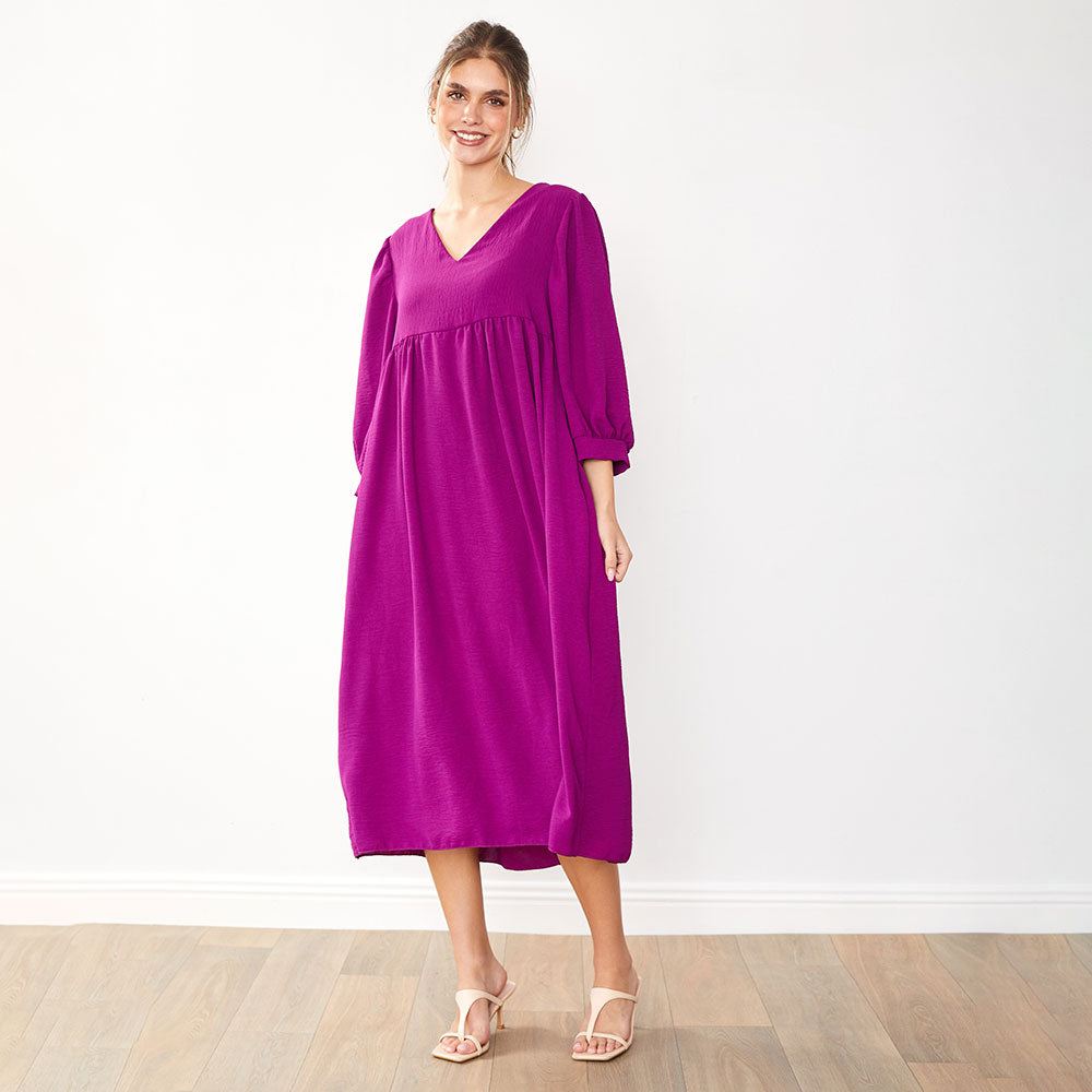 Porcha Dress (Berry)