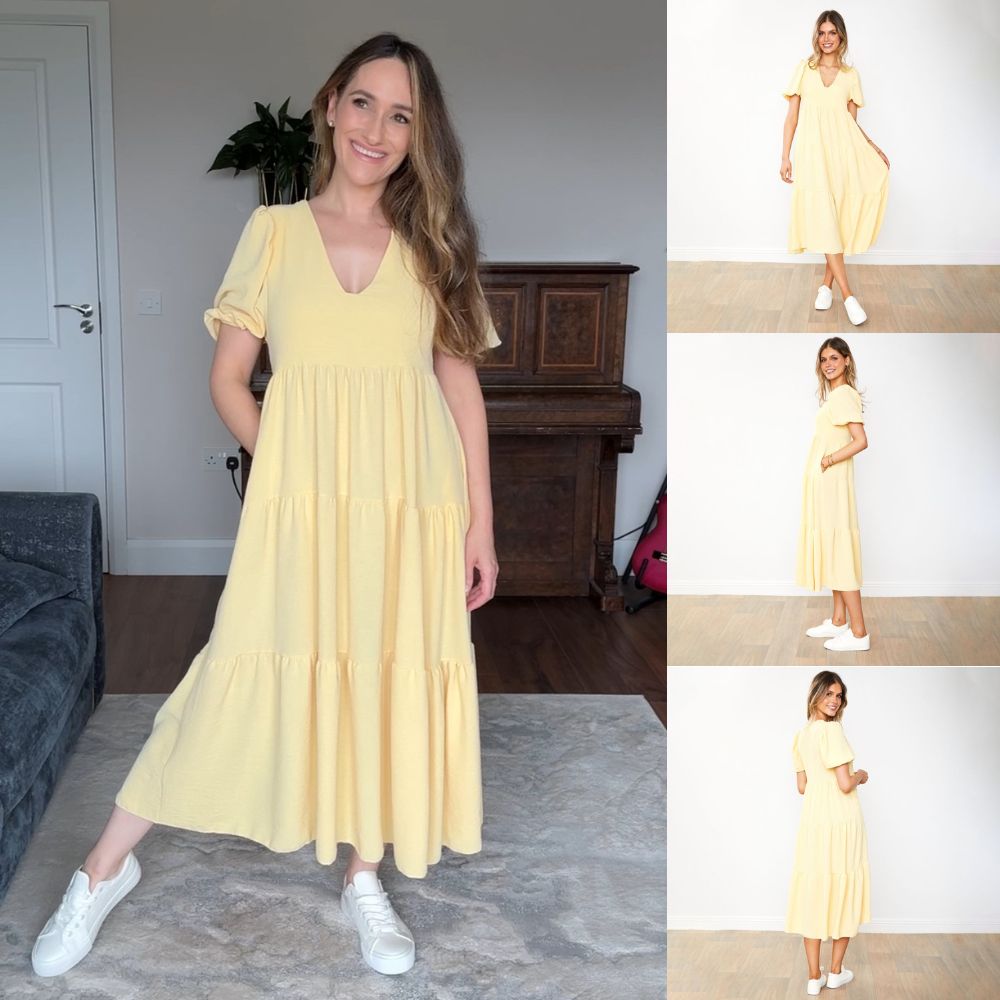 Mabel Dress (Lemon)