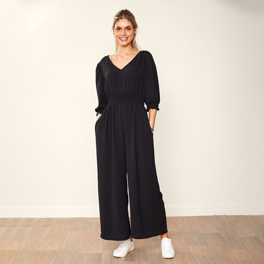 Regina Jumpsuit Black & Pink (2 for €68)